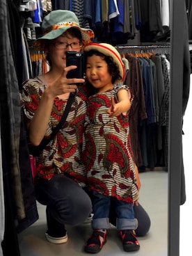 「チャイハネ（チャイハネ）のアイテム（Tシャツ/カットソー）」を使った、たかいずみっとさん（レディース・158cm）の春コーディネート