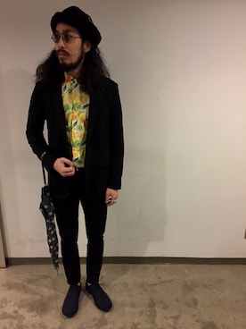 「SOLIDO（ソリード）のアイテム（ジャケット/アウター）」を使った、souyaさん（メンズ・172cm）の春コーディネート