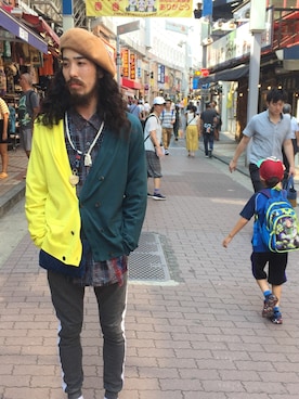 「maxsix（マックスシックス）のアイテム（パンツ）」を使った、souyaさん（メンズ・170cm）の夏コーディネート