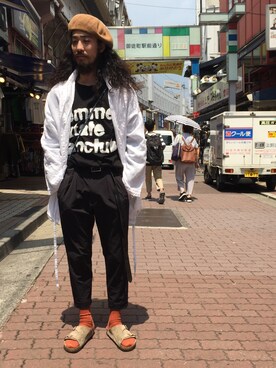 「MAREA ERRE（マレアエッレ）のアイテム」を使った、souyaさん（メンズ・172cm）の夏コーディネート