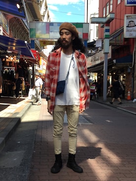 「MAREA ERRE（マレアエッレ）のアイテム」を使った、souyaさん（メンズ・172cm）の秋コーディネート