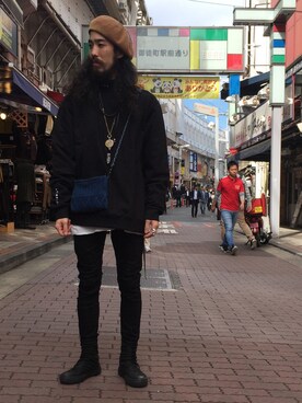 「AKOMPLICE（アコンプライス）のアイテム」を使った、souyaさん（メンズ・172cm）の秋コーディネート