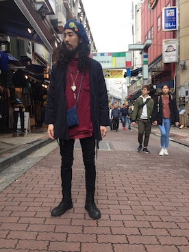 「MAREA ERRE（マレアエッレ）のアイテム」を使った、souyaさん（メンズ・172cm）の秋コーディネート