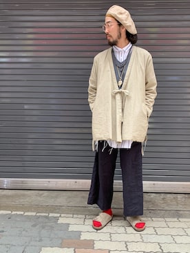 「MAREA ERRE（マレアエッレ）のアイテム」を使った、souyaさん（メンズ・172cm）の春コーディネート