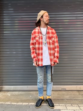 「MAREA ERRE（マレアエッレ）のアイテム」を使った、souyaさん（メンズ・172cm）の春コーディネート