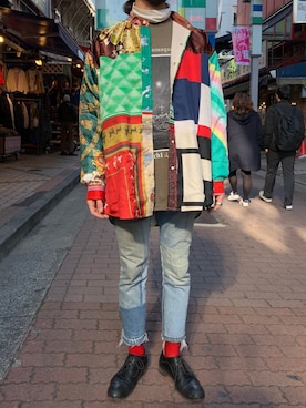 souyaさん（メンズ・172cm）の冬コーディネート