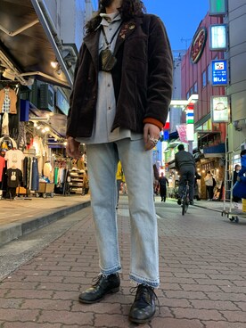 「YANUK（ヤヌーク）のアイテム（パンツ）」を使った、souyaさん（メンズ・172cm）の春コーディネート