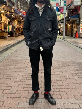 「surt（サート）のアイテム（トップス）」を使った、souyaさん（メンズ・172cm）の春コーディネート