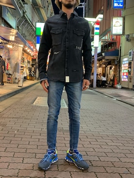 「surt（サート）のアイテム（トップス）」を使った、souyaさん（メンズ・172cm）の夏コーディネート