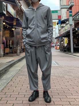 「OURET（オーレット）のアイテム（パンツ）」を使った、souyaさん（メンズ・172cm）の夏コーディネート