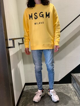 「MSGM（エムエスジーエム）のアイテム」を使った、souyaさん（メンズ・172cm）の秋コーディネート