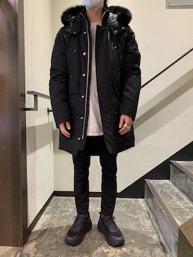 「MOOSE KNUCKLES（ムースナックルズ）のアイテム」を使った、souyaさん（メンズ・172cm）の秋コーディネート