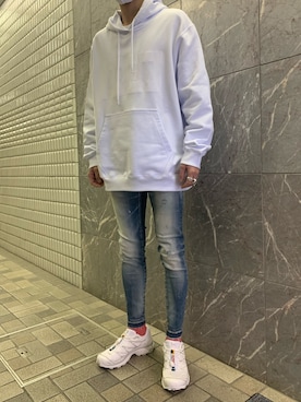 「MSGM（エムエスジーエム）のアイテム」を使った、souyaさん（メンズ・172cm）の秋コーディネート