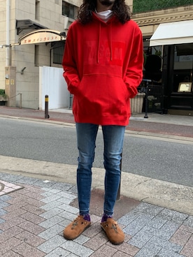 「MSGM（エムエスジーエム）のアイテム」を使った、souyaさん（メンズ・172cm）の秋コーディネート