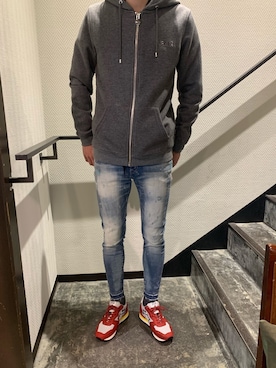 souyaさん（メンズ・172cm）の秋コーディネート