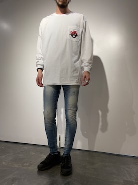 「surt（サート）のアイテム（トップス）」を使った、souyaさん（メンズ・172cm）の冬コーディネート