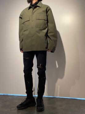 「MESS THE MAN.（メスザマン）のアイテム」を使った、souyaさん（メンズ・172cm）の春コーディネート