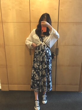 「アイテム（スリッポン）」を使った、mikiさん（レディース・167cm・20代）の秋コーディネート