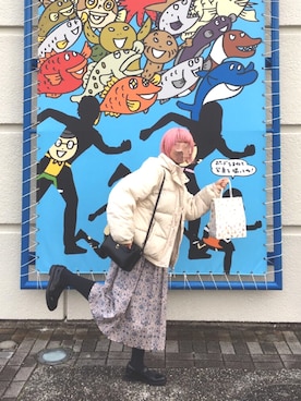 は な みさん（レディース・160cm）の冬コーディネート