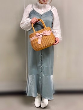「グリーンパークス(Green Parks)」｜あかりさん（レディース・155cm）の春コーディネート
