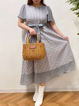 「メゾンドフルール」｜「アイテム（その他）」を使った、あかりさん（レディース・153cm）の春コーディネート