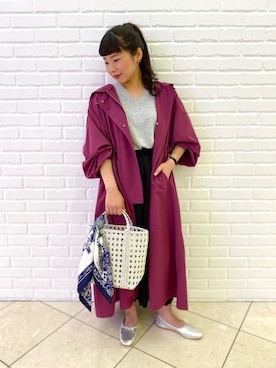 「orcival」｜「アイテム（財布/小物）」を使った、オクモトさん（レディース・153cm）の夏コーディネート