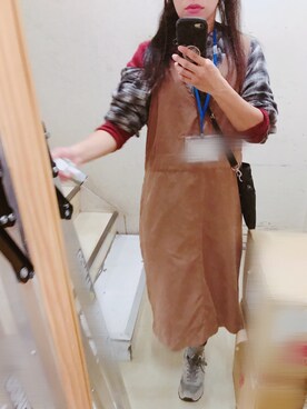 「ALBUM（アルブム）のアイテム」を使った、まはろさん（レディース・159cm）の秋コーディネート