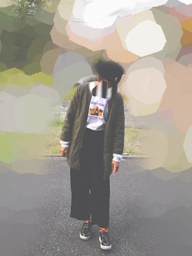 まはろさん（レディース・159cm）の秋コーディネート