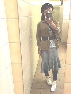 まはろさん（レディース・159cm）の秋コーディネート