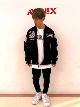 「L-2」｜DAIKIさん（メンズ・157cm）の冬コーディネート