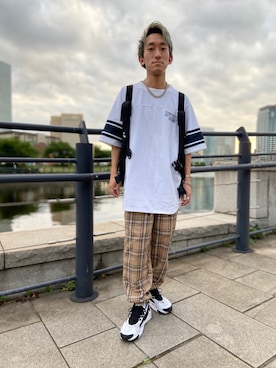 「セパレート」｜「アイテム（ジャケット/アウター）」を使った、DAIKIさん（メンズ・157cm）の夏コーディネート
