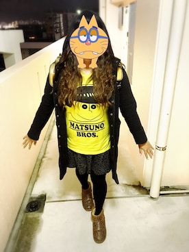 「おそ松さん」｜きゃみーさん（レディース・158cm）の冬コーディネート