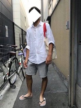 「大阪旅行」｜lemonさん（メンズ・170cm）の秋コーディネート