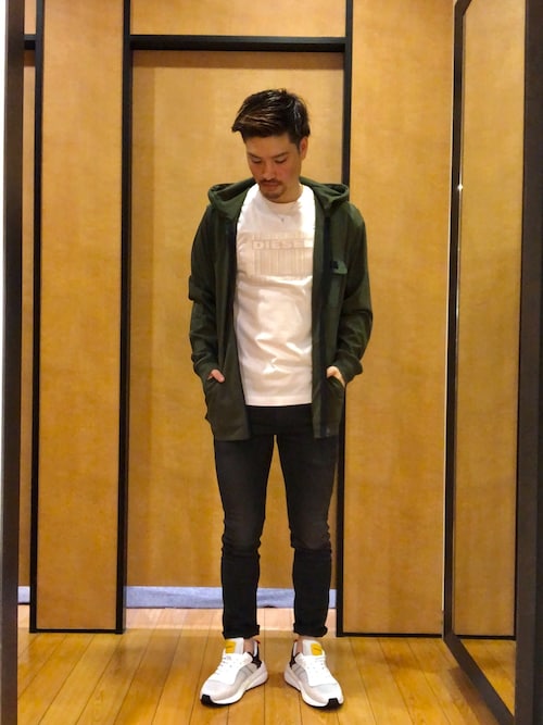 Shige Diesel ジェイアール京都伊勢丹 Men S Dieselのtシャツ カットソーを使ったコーディネート Wear