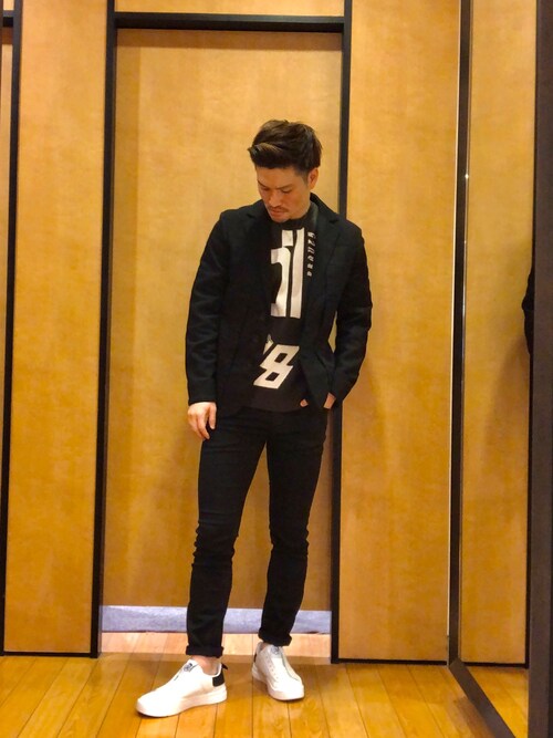 Shige Diesel ジェイアール京都伊勢丹 Men S Dieselのデニムジャケットを使ったコーディネート Wear