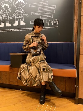 瀬戸 南さん（レディース・173cm）の秋コーディネート