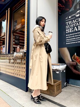 瀬戸 南さん（レディース・173cm）の冬コーディネート