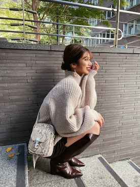 瀬戸 南さん（レディース・173cm）の秋コーディネート