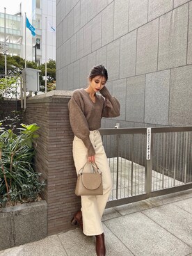 瀬戸 南さん(レディース・173cm)の冬コーディネート