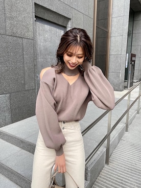 瀬戸 南さん（レディース・173cm）の冬コーディネート