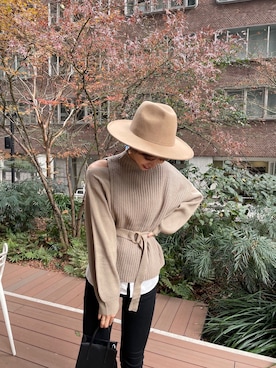 瀬戸 南さん（レディース・173cm）の冬コーディネート