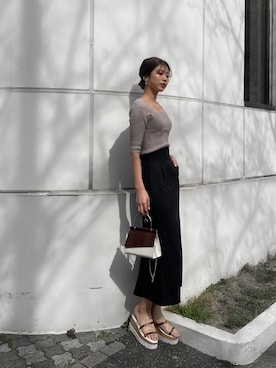 瀬戸 南さん（レディース・173cm）の春コーディネート