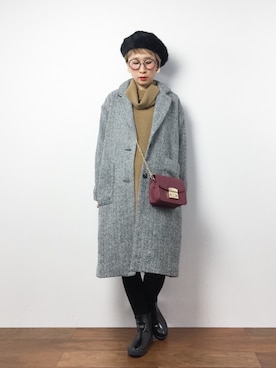 ひいこさん(レディース・154cm)の冬コーディネート