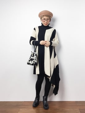 ひいこさん（レディース・154cm）の冬コーディネート