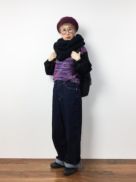 ひいこさん（レディース・154cm）の冬コーディネート