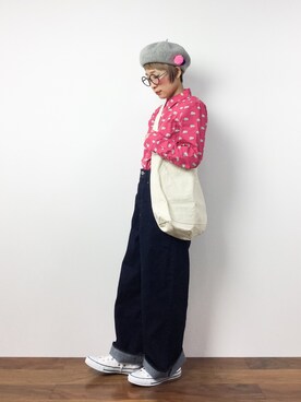 ひいこさん（レディース・154cm）の冬コーディネート