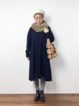 ひいこさん（レディース・154cm）の冬コーディネート