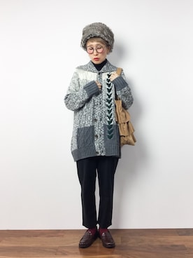 ひいこさん（レディース・154cm）の冬コーディネート