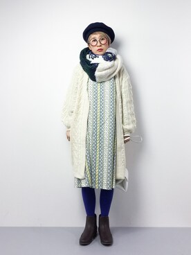 ひいこさん（レディース・154cm）の冬コーディネート