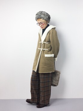 ひいこさん(レディース・154cm)の冬コーディネート